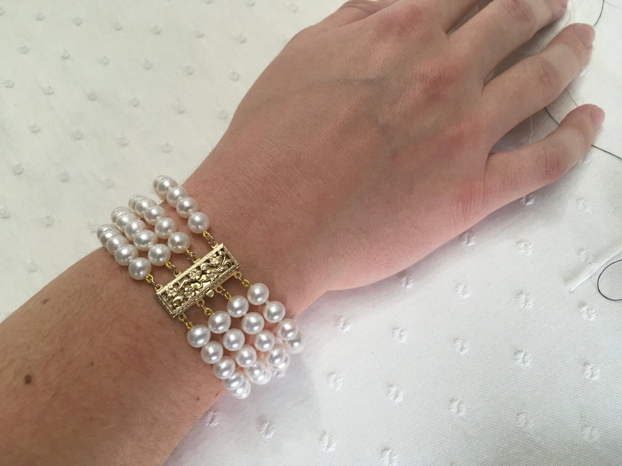 Pearl Cluster FWP Bangle | Gold filled | Pearl Bracelet | Beach Bangles | Gold Bracelets | Pearl Jewelry | 14 outlet Gauge